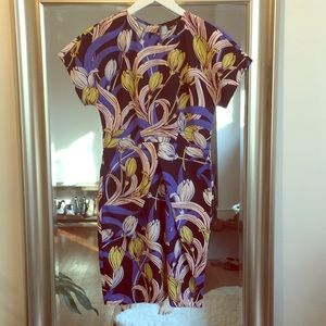 ASOS | Bold Floral Print Tulip Dress - Size 4